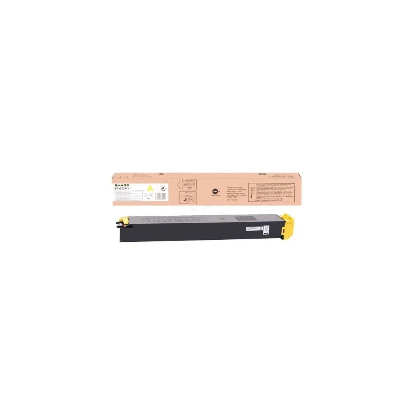 Toner Jaune Sharp pour copieur BP30C25,... (BP-GT30YA)