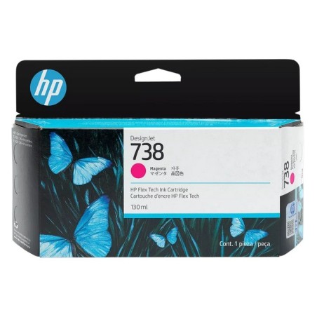 Cartouche d'encre Magenta HP pour Designjet  T850 / T950 ... (N°738)