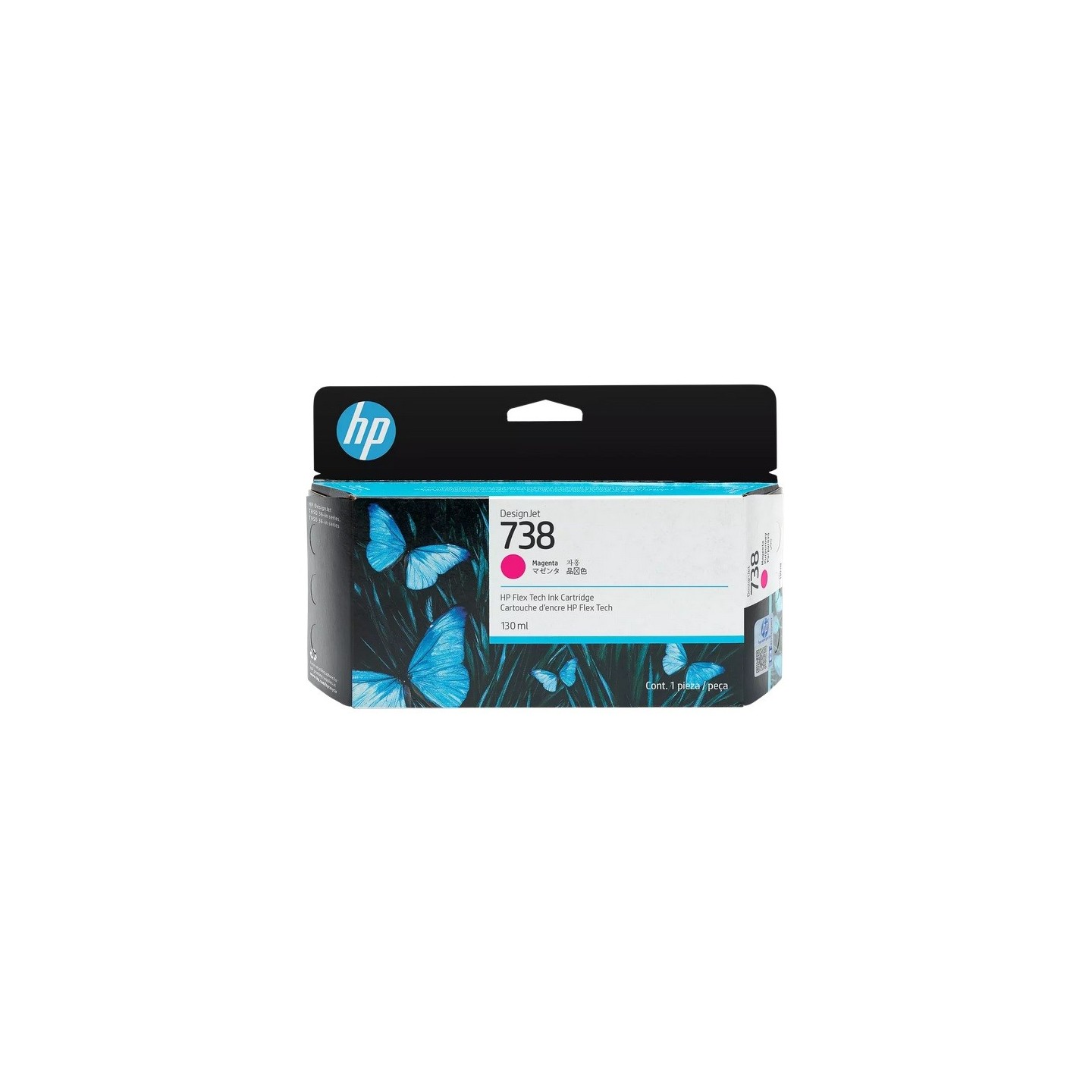Cartouche d'encre Magenta HP pour Designjet  T850 / T950 ... (N°738)