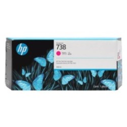 Cartouche d'encre Magenta Haute capacité HP pour DesignjetT850 / T950 ... (N°738)