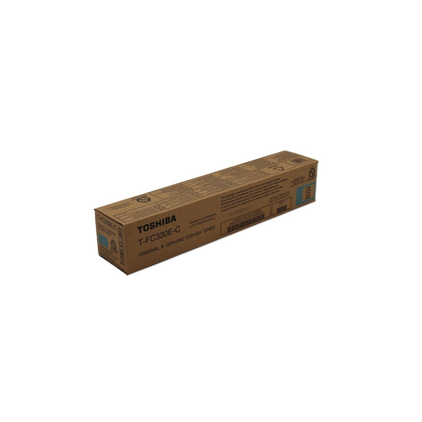 Toner Cyan Toshiba pour E-studio 330AC/ 400AC (T-FC330EC) (6AG00010171)