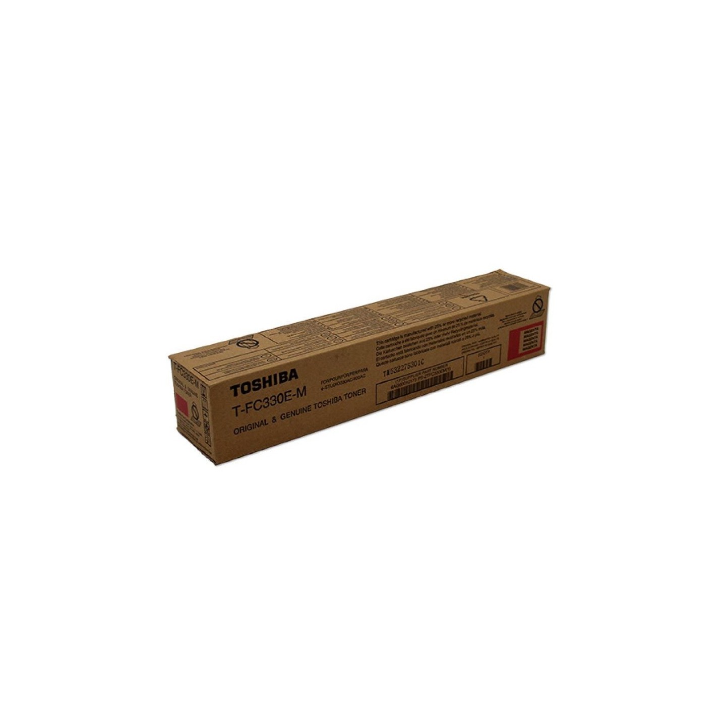 Toner Magenta Toshiba pour E-studio 330AC/ 400AC (T-FC330EM) (6AG00010173)