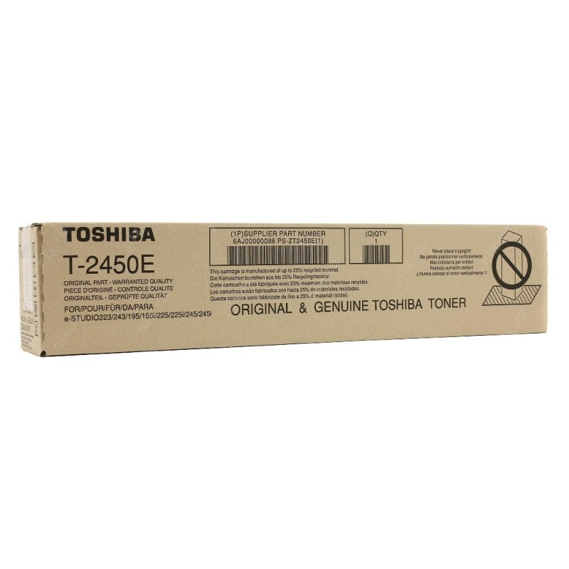 Toner Toshiba pour E-studio 195i / 245i/ 225/ 223 (T-2450E) (6AJ00000216)