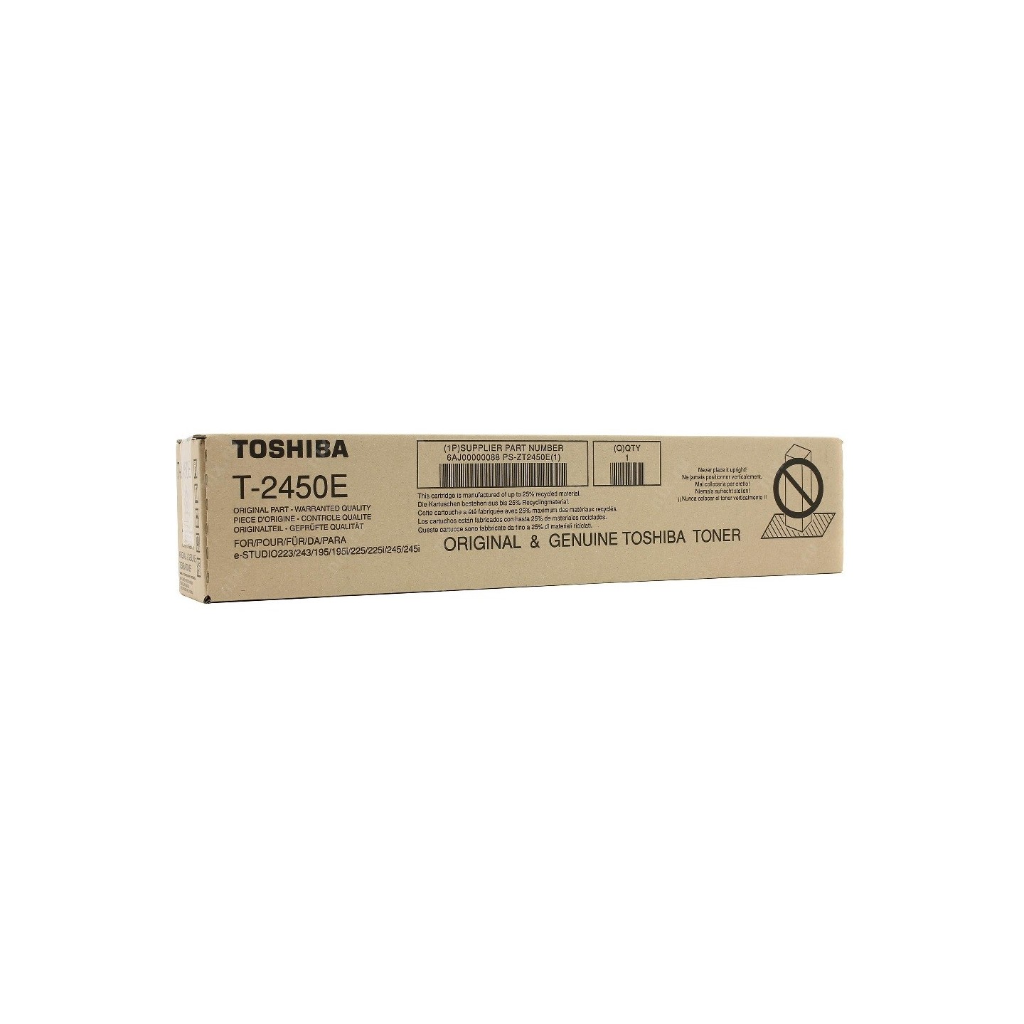 Toner Toshiba pour E-studio 195i / 245i/ 225/ 223 (T-2450E) (6AJ00000216)