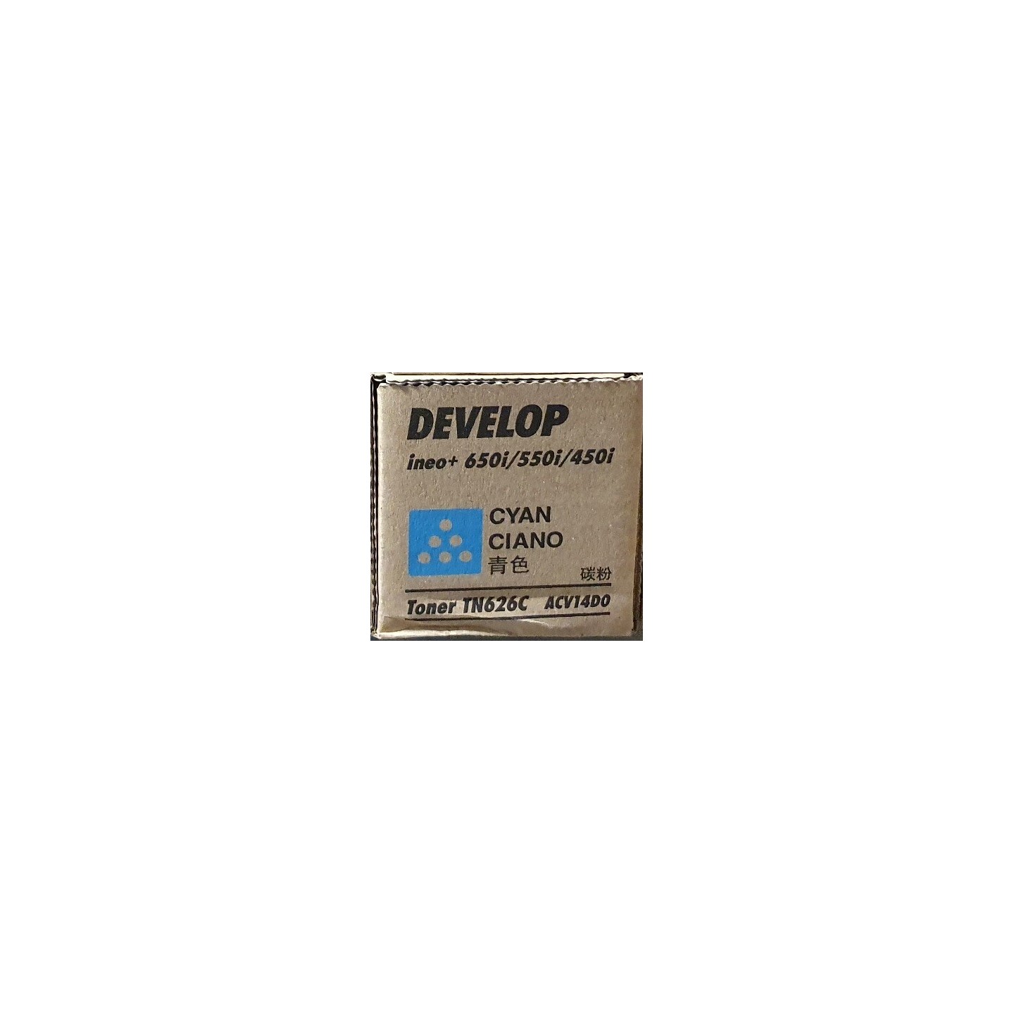 Toner Cyan Develop pour Ineo Plus 450i /550i/ 650i, ... (TN326C)