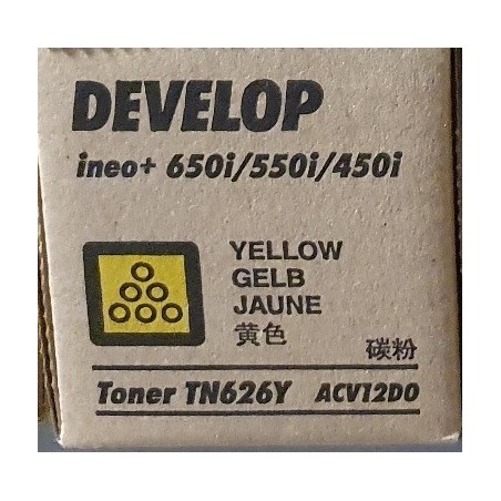 Toner Jaune Develop pour Ineo Plus 450i /550i/ 650i, ... (TN326Y)