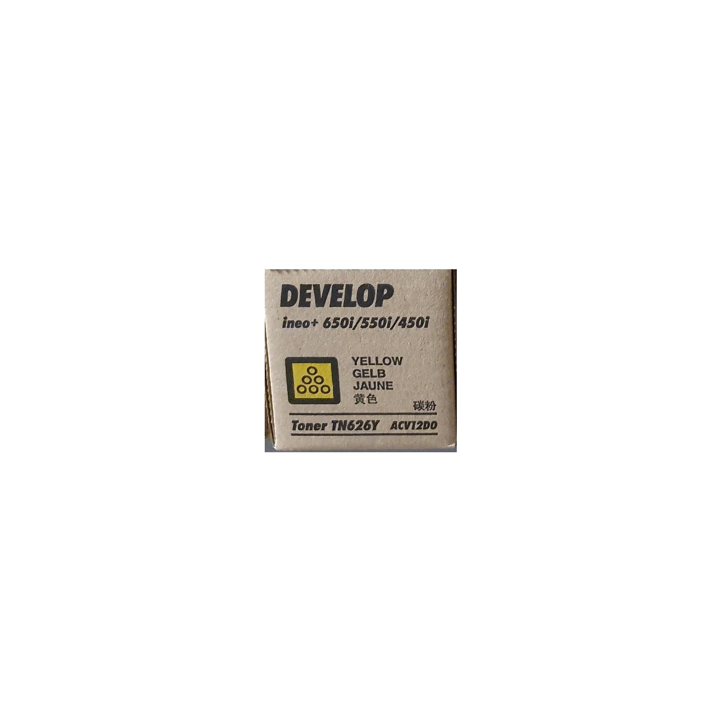 Toner Jaune Develop pour Ineo Plus 450i /550i/ 650i, ... (TN326Y)