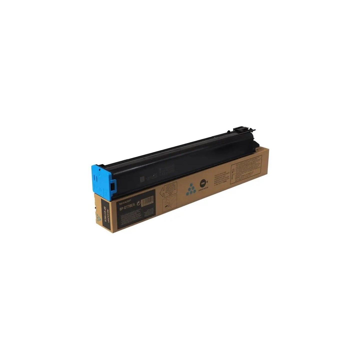 Toner Cyan Sharp pour copieur BP50C26,... (BP-GT70CA)
