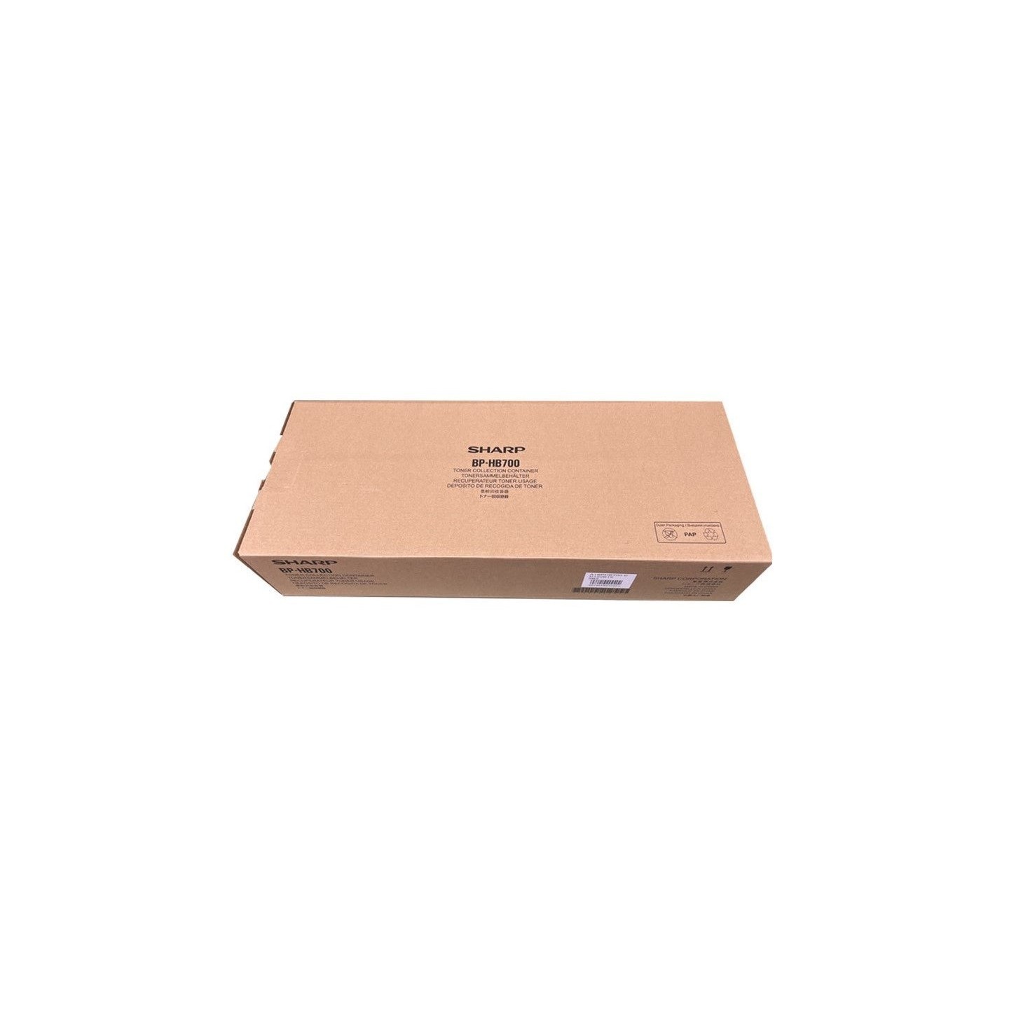Bac de récupération de toner usagé Sharp pour copieur BP50C26,... (BP-HB700)