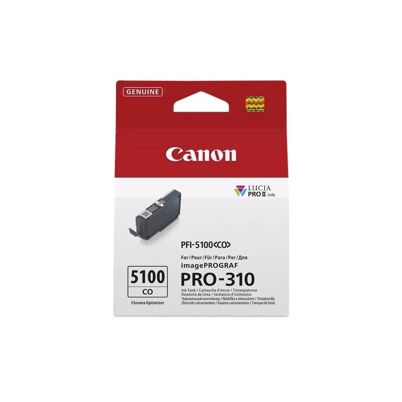 Cartouche Jet d'encre Chrome Optimisateur CANON pour Imprimante imagePROGRAF PRO-310 (PFI5100CO)