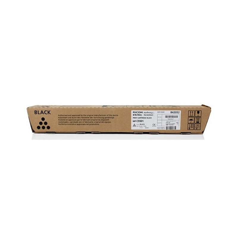 Toner noir Ricoh pour Aficio MPC4501 / MPC5501...(842052), Toner Express : achat en ligne de Toner noir Ricoh pour Aficio MPC450