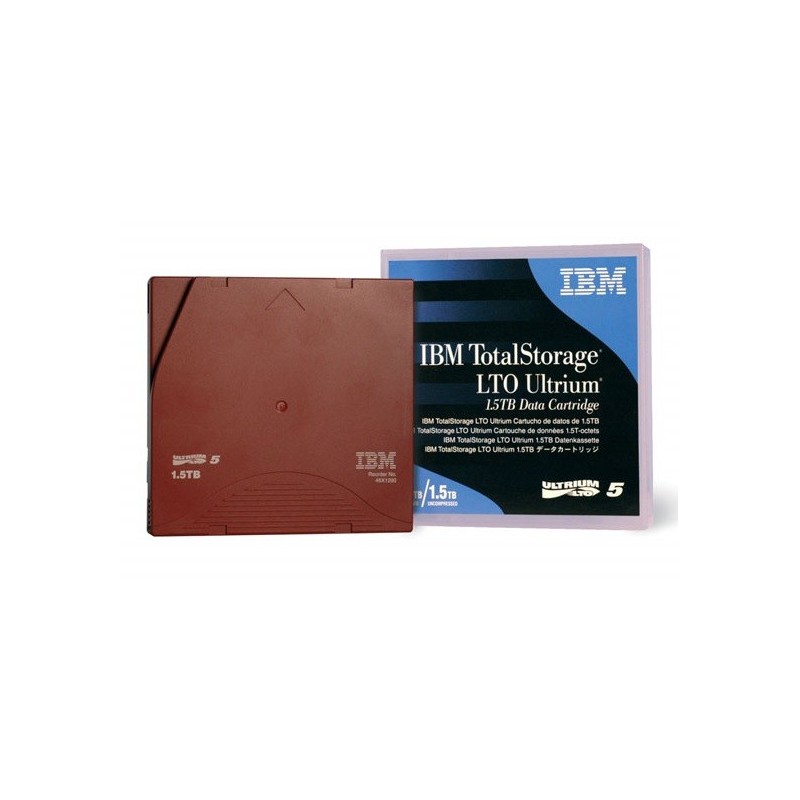 Cartouche de sauvegarde IBM LTO 5 - 1,5 To en natif et 3 To en compressée