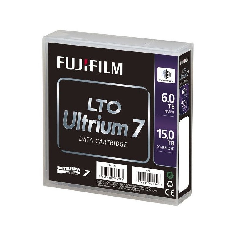 Cartouche FUJIFILM pour LTO Ultrium 7 - 7,6TB/15TB BaFe (Barium Ferrite)