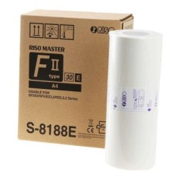 Lot de 2 Masters A4 RISO pour RZ200 / RZ220 ... (S-8188 / S-7611 / S-6977)