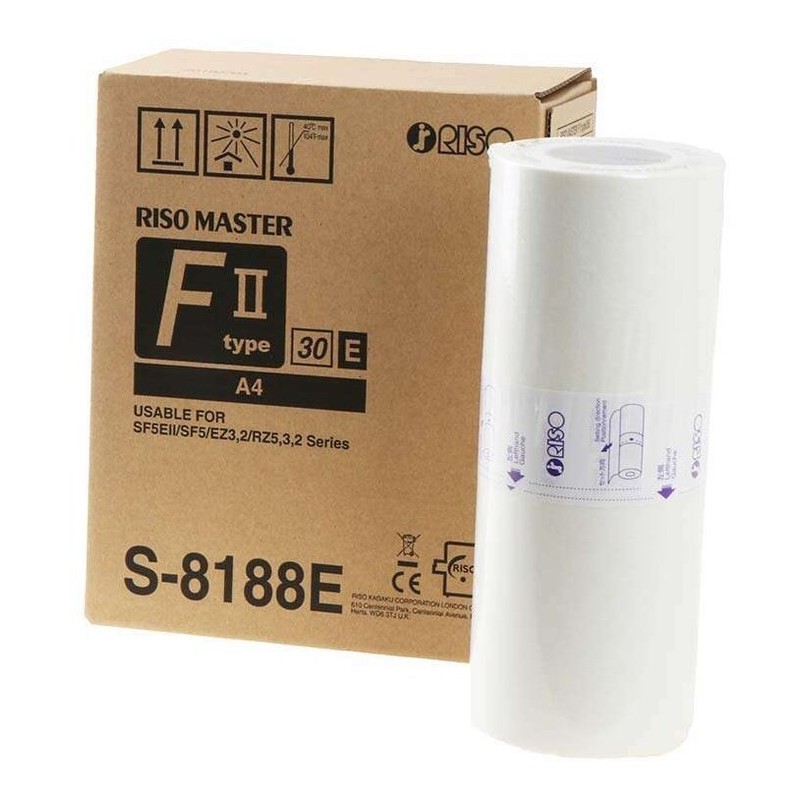 Lot de 2 Masters A4 RISO pour RZ200 / RZ220 ... (S-8188 / S-7611 / S-6977)