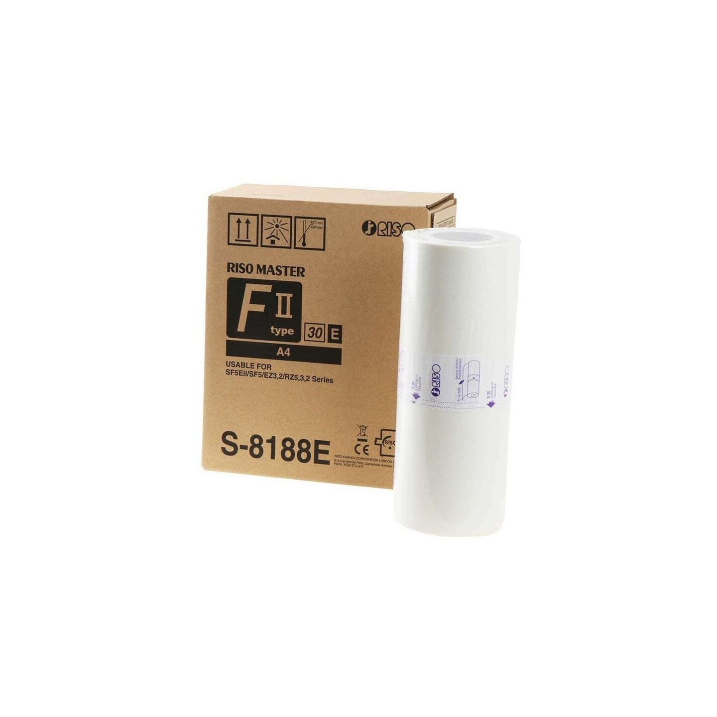 Lot de 2 Masters A4 RISO pour RZ200 / RZ220 ... (S-8188 / S-7611 / S-6977)