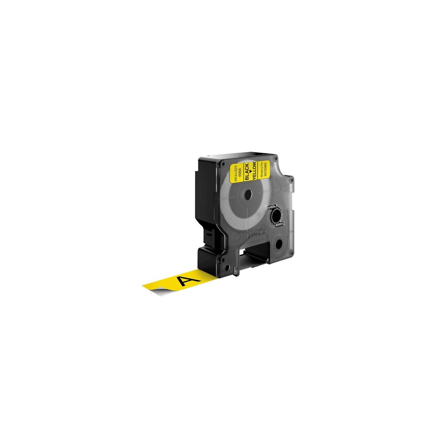 Ruban Dymo D1 (45808) 19mm x 7m Noir sur jaune pour LabelManager ...