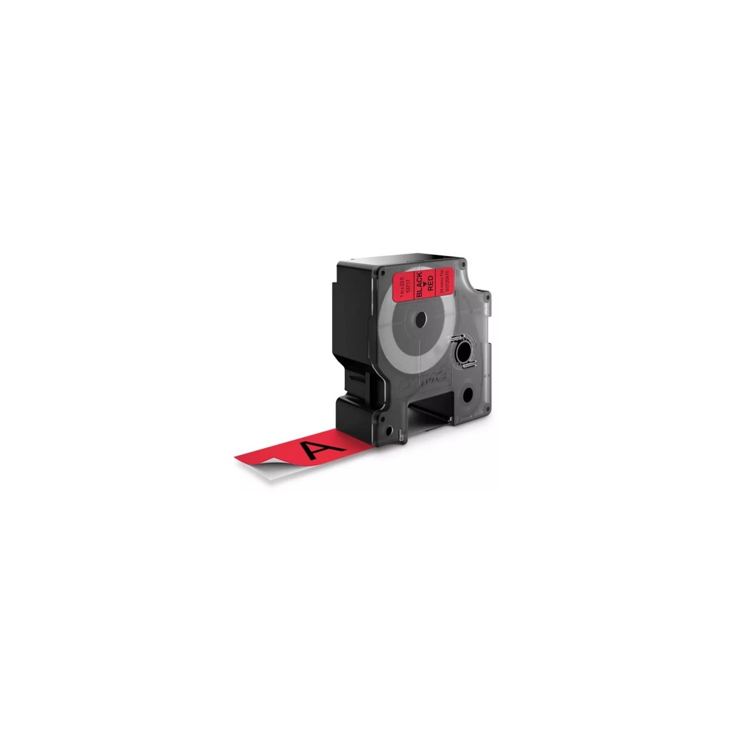 Ruban Dymo D1 (53717) 24mm x 7m Noir sur Rouge pour LabelManager...