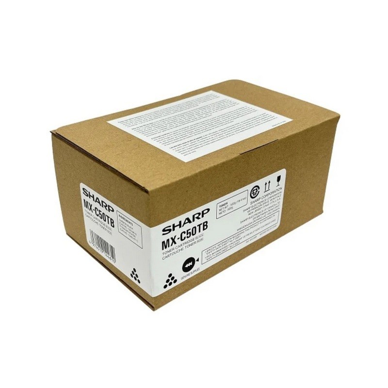 Toner Noir Sharp pour copieur MX C507F,... (MX-C50TB)