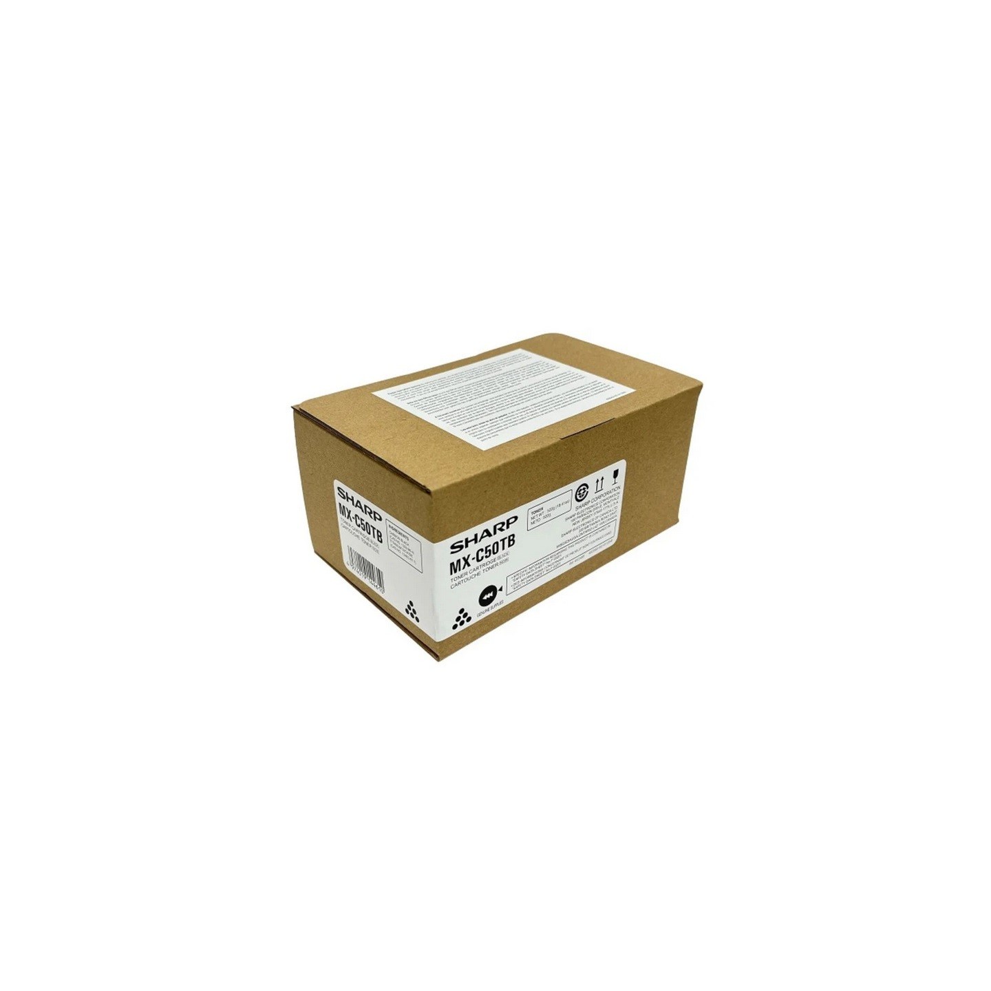 Toner Noir Sharp pour copieur MX C507F,... (MX-C50TB)