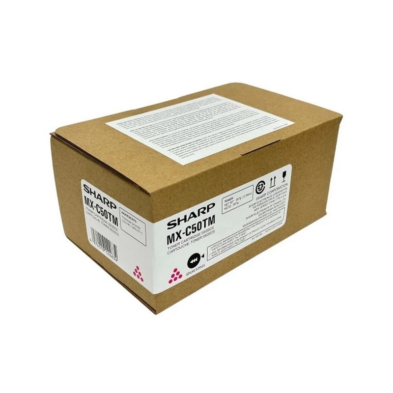 Toner Magenta Sharp pour copieur MX C507F,... (MX-C50TM)