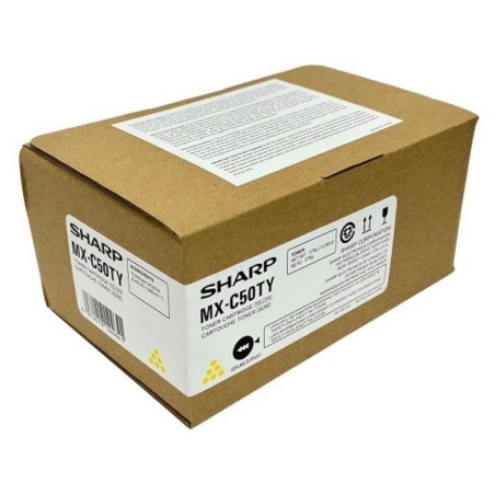 Toner Jaune Sharp pour copieur MX C507F,... (MX-C50TY)