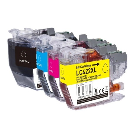 Pack 4 Cartouches Génériques XL pour Brother MFC-J5340dw / MFC-J5345dw / MFC-J5740dw