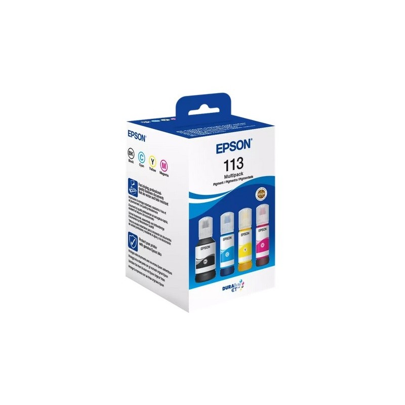 Pack 4 réservoirs d'encre Epson pour ET EcoTank 5800 (113)