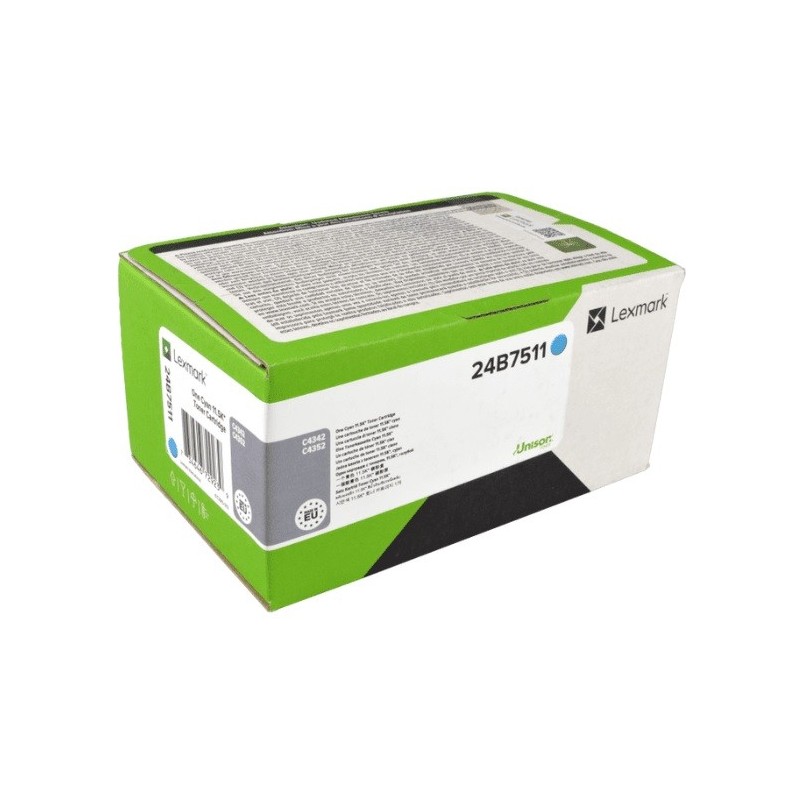 Cartouche de toner Cyan Lexmark pour C4342, C4352