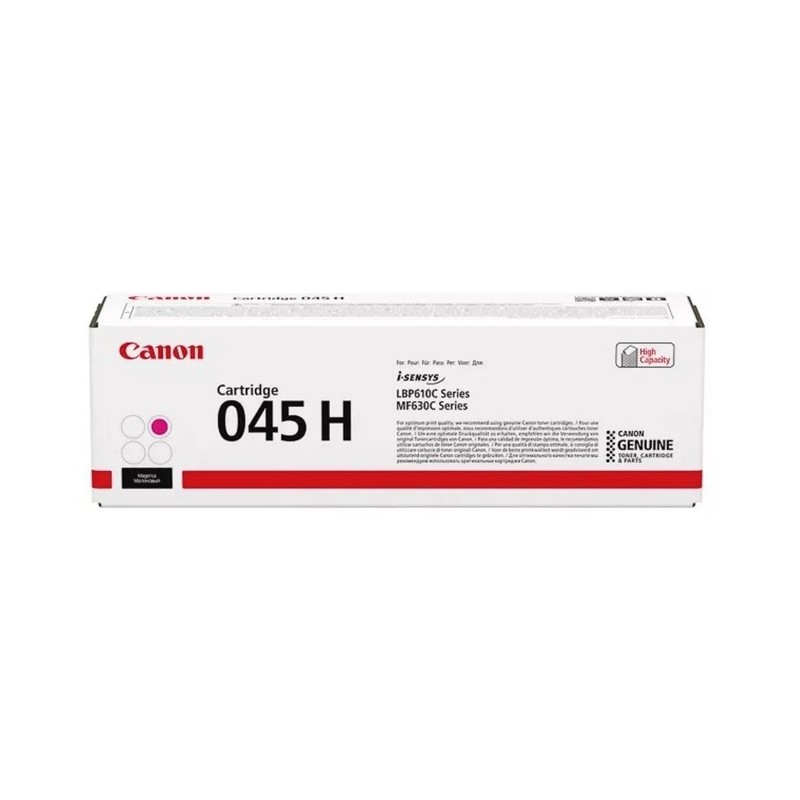 Cartouche Toner Magenta Haute Capacité CANON pour Imprimante Laser (N°045HM) - Capacité 2 200 pages