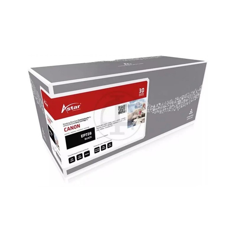 Toner remanufacturé Haute qualité pour Canon EP-728 - I-sensys MF4410 / MF4430..... (CRG728 / CE278)