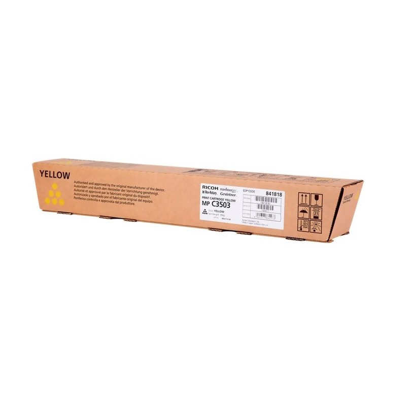 Toner jaune Ricoh pour aficio MPC 3003sp / MPC 3503sp, Toner Express : achat en ligne de Toner jaune Ricoh pour aficio MPC 3003s