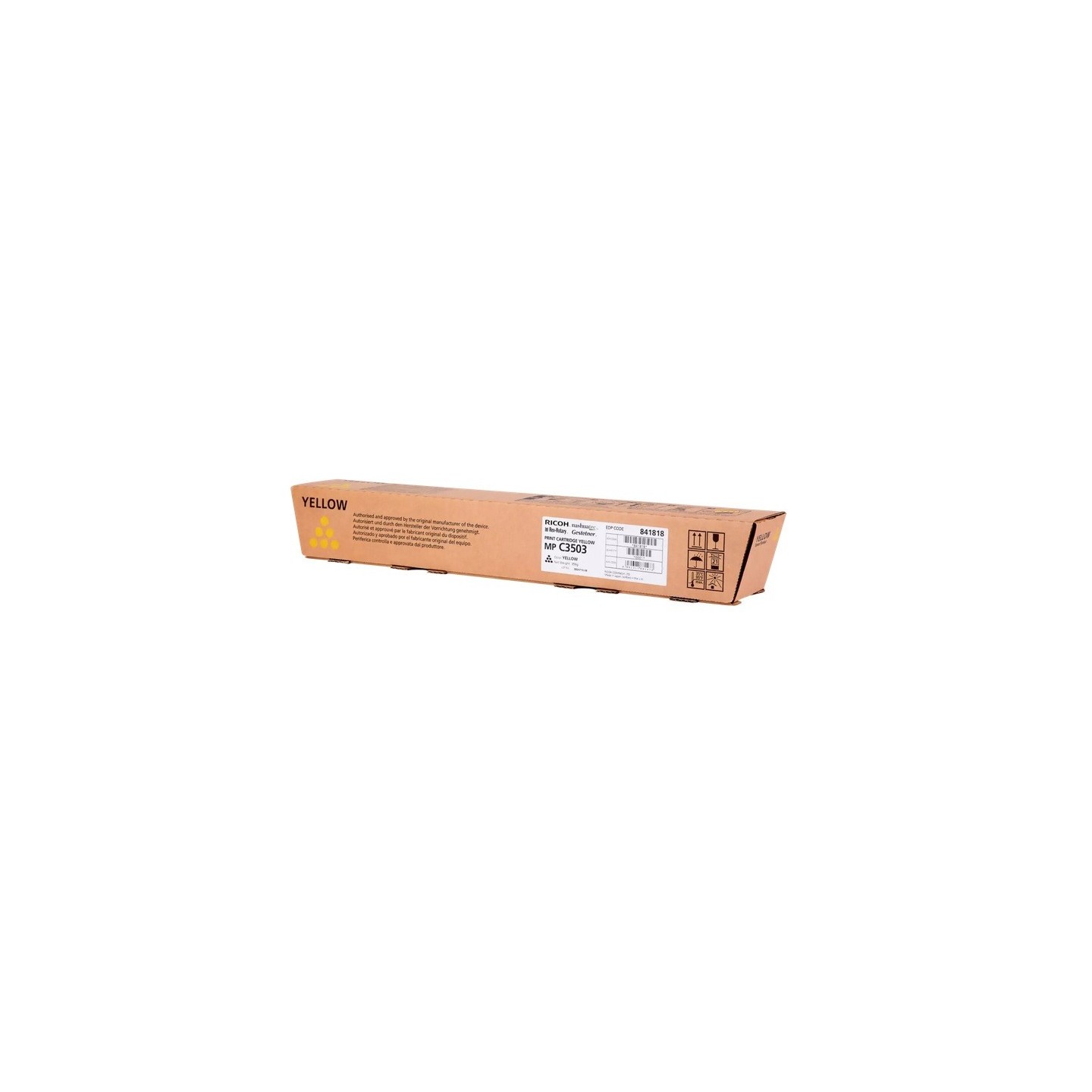 Toner jaune Ricoh pour aficio MPC 3003sp / MPC 3503sp, Toner Express : achat en ligne de Toner jaune Ricoh pour aficio MPC 3003s