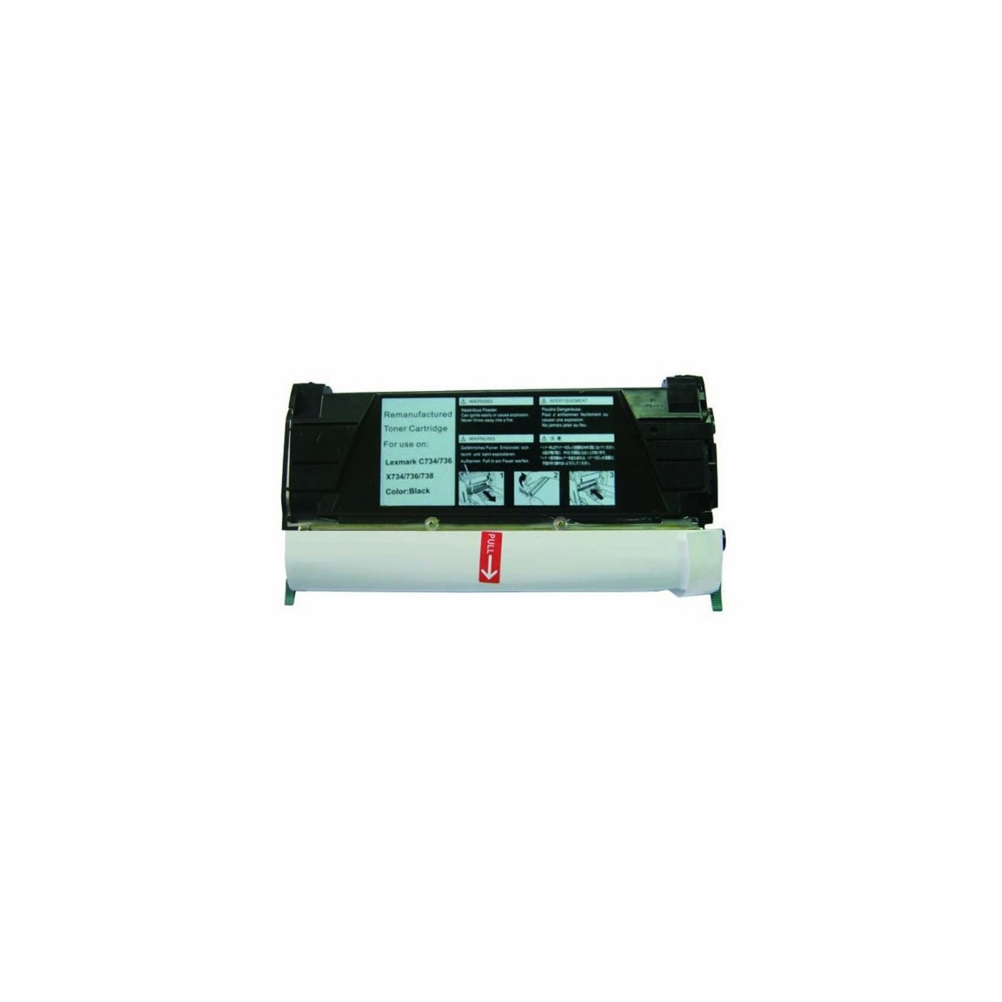Toner noir générique pour Lexmark C734 / C736 / X734 / X736 / X738, Toner Express : achat en ligne de Toner noir générique pour 