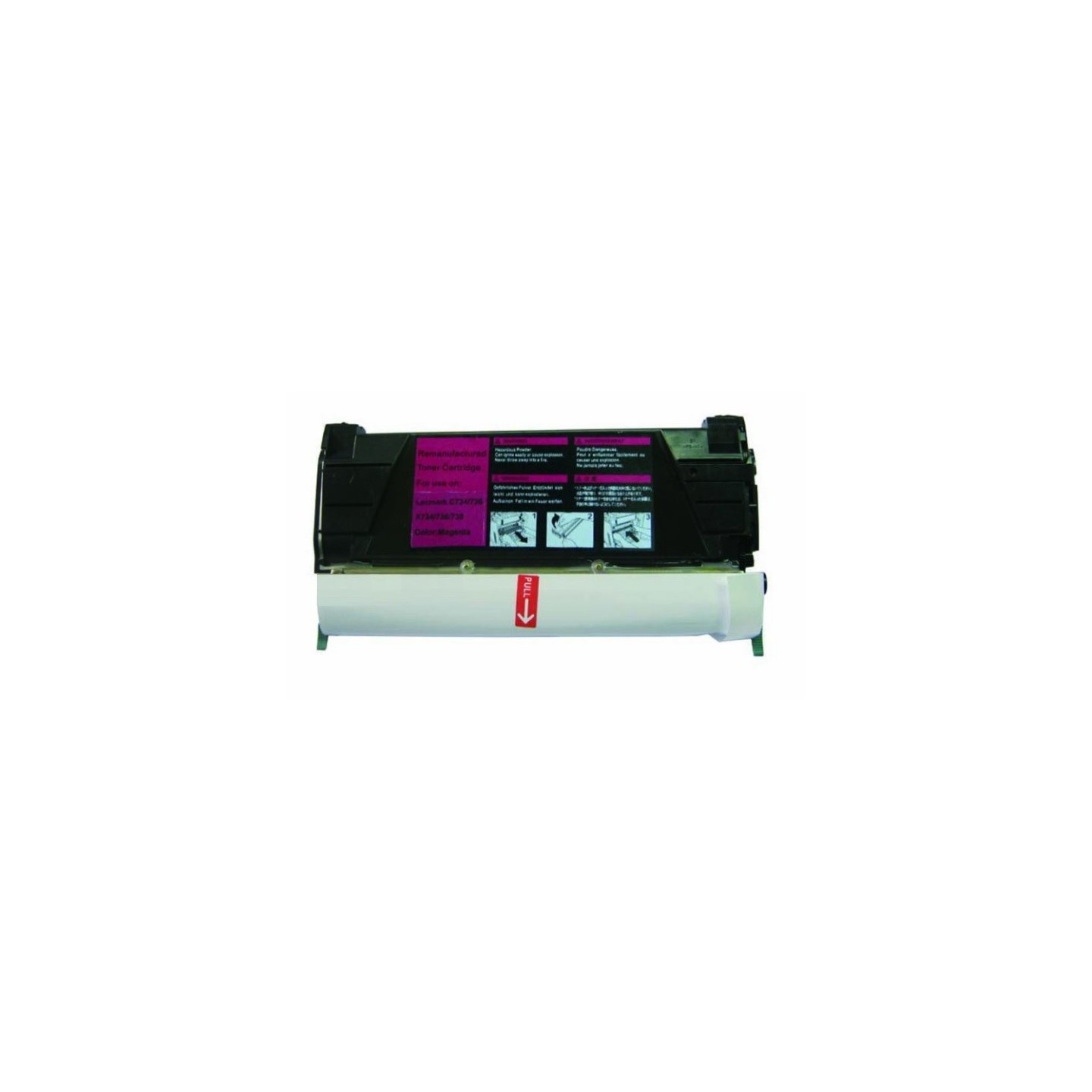 Toner magenta générique pour Lexmark C734 / C736 / X734 / X736 / X738, Toner Express : achat en ligne de Toner magenta générique