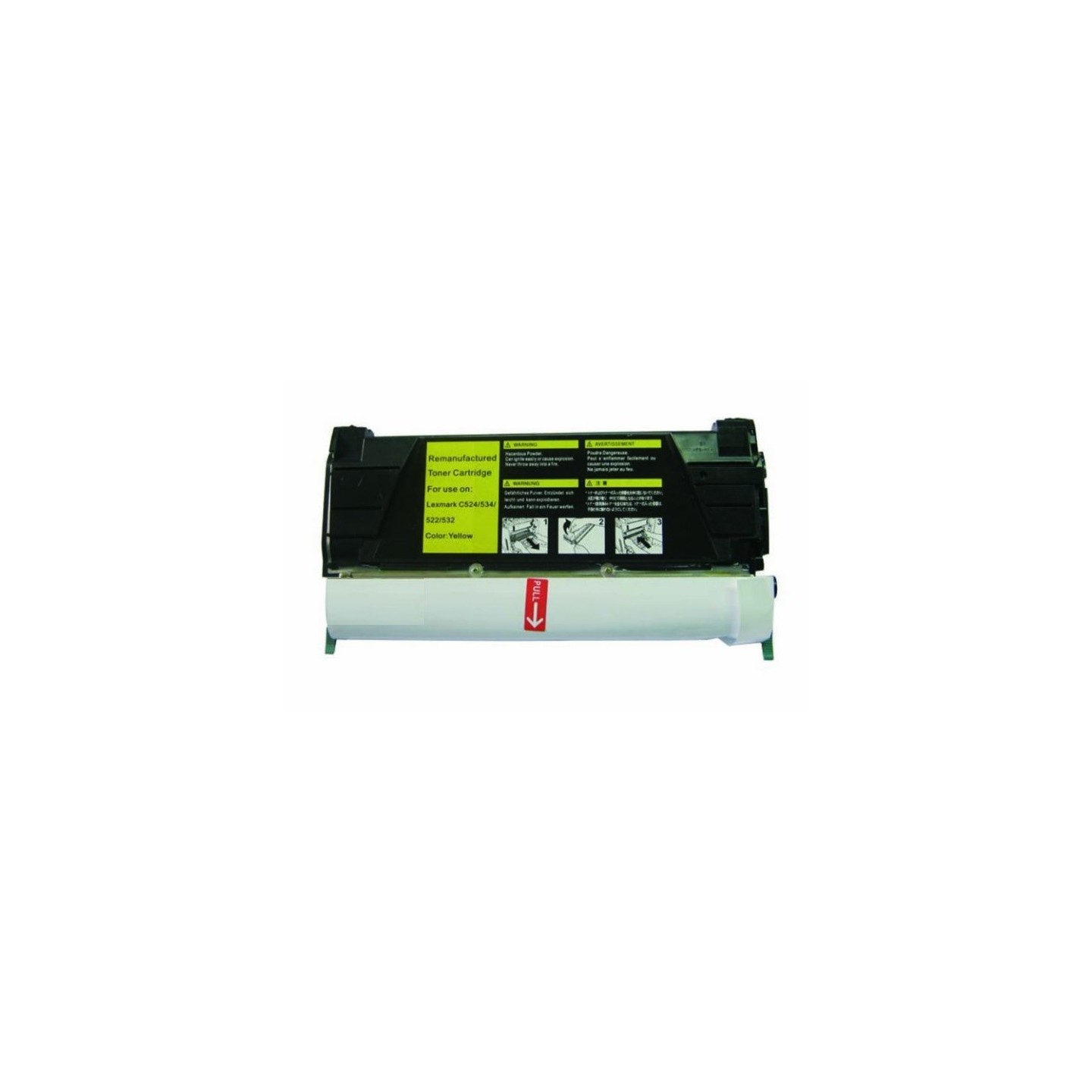 Toner jaune générique pour Lexmark C734 / C736 / X734 / X736 / X738, Toner Express : achat en ligne de Toner jaune générique pou