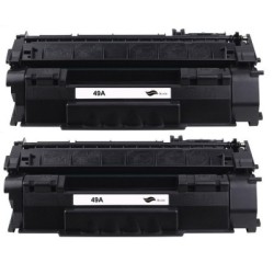 Pack de 2 Toners génériques pour HP LaserJet 1320, Toner Express : achat en ligne de Pack de 2 Toners génériques pour HP LaserJe