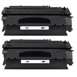 Pack de 2 Toners génériques grande capacité pour HP LaserJet 1320, Toner Express : achat en ligne de Pack de 2 Toners génériques