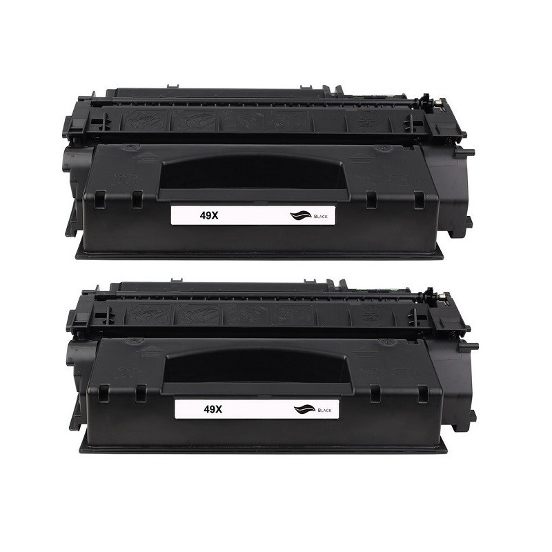 Pack de 2 Toners génériques grande capacité pour HP LaserJet 1320, Toner Express : achat en ligne de Pack de 2 Toners génériques