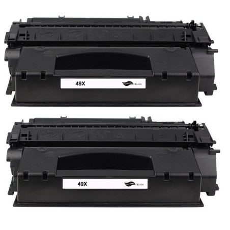 Pack de 2 Toners génériques grande capacité pour HP LaserJet 1320, Toner Express : achat en ligne de Pack de 2 Toners génériques