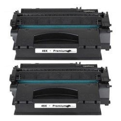 Pack de 2 Toners génériques haute qualité grande capacité pour HP LaserJet 1320, Toner Express : achat en ligne de Pack de 2 Ton