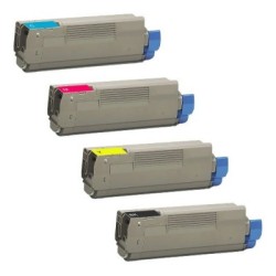 Pack 4 toners Générique pour imprimante OKI ES7411