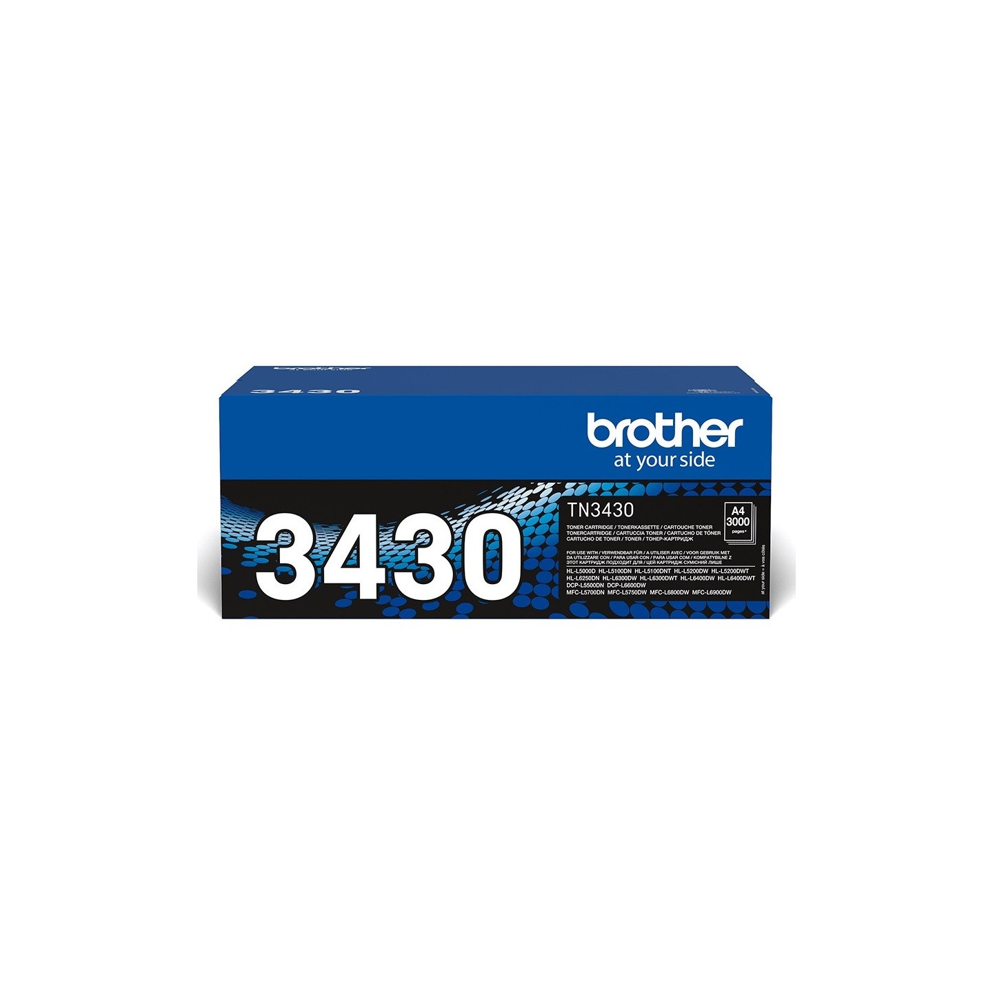 Toner Brother pour DCP-L5500DN/ L5000/ L6600.. (TN3430)