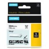 Ruban Vinyl Dymo IND, 24mm x 5,5m (Noir/Blanc)