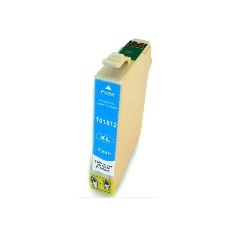 Cartouche cyan générique haute capacité pour EPSON Expression Home XP-205 / XP-30 ... (N°18XL), Toner Express : achat en ligne d