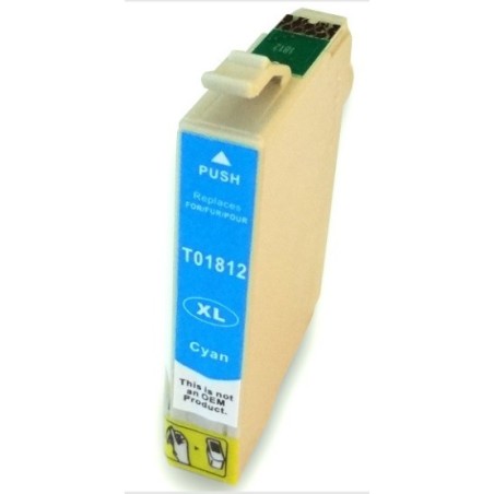 Cartouche cyan générique haute capacité pour EPSON Expression Home XP-205 / XP-30 ... (N°18XL), Toner Express : achat en ligne d