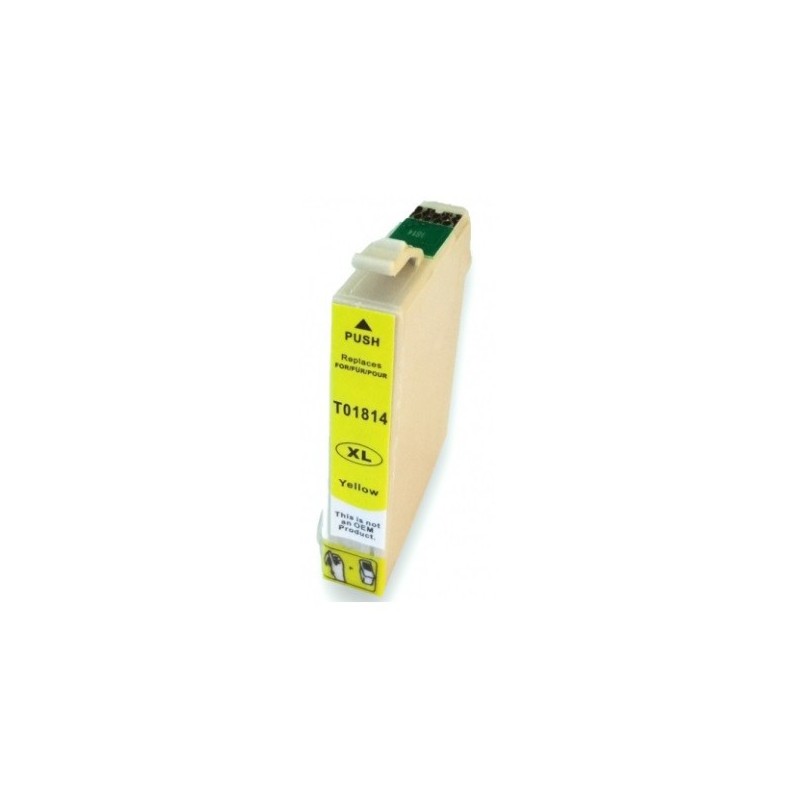 Cartouche jaune générique haute capacité pour EPSON Expression Home XP-205 / XP-30 ... (N°18XL), Toner Express : achat en ligne 