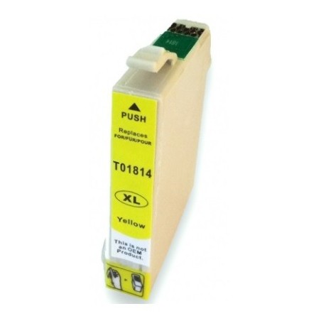 Cartouche jaune générique haute capacité pour EPSON Expression Home XP-205 / XP-30 ... (N°18XL), Toner Express : achat en ligne 