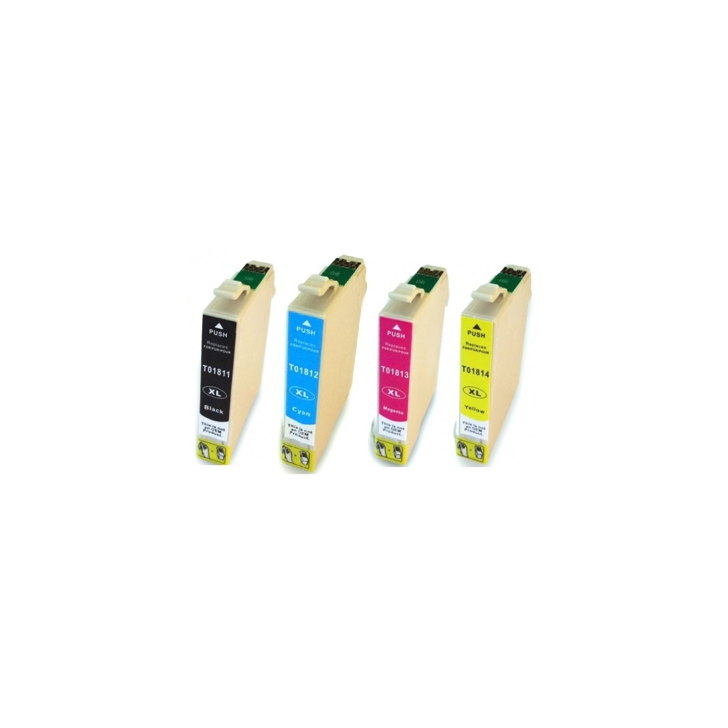 Multipack paquerette générique haute capacité pour EPSON Expression Home XP-205 / XP-30 ... (N°18XL), Toner Express : 