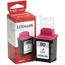Cartouche couleur Lexmark pour ColorJetPrinter 3200 (N°80), Toner Express : achat en ligne de Cartouche couleur Lexmark pour Col
